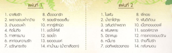 ชรินทร์ นันทนาคร - อาลัยรัก (ชรินทร์ แฟนคลับ) [2cd] VCD1053-WEB2